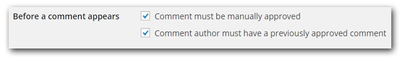 WordPress Blog Comment Handling